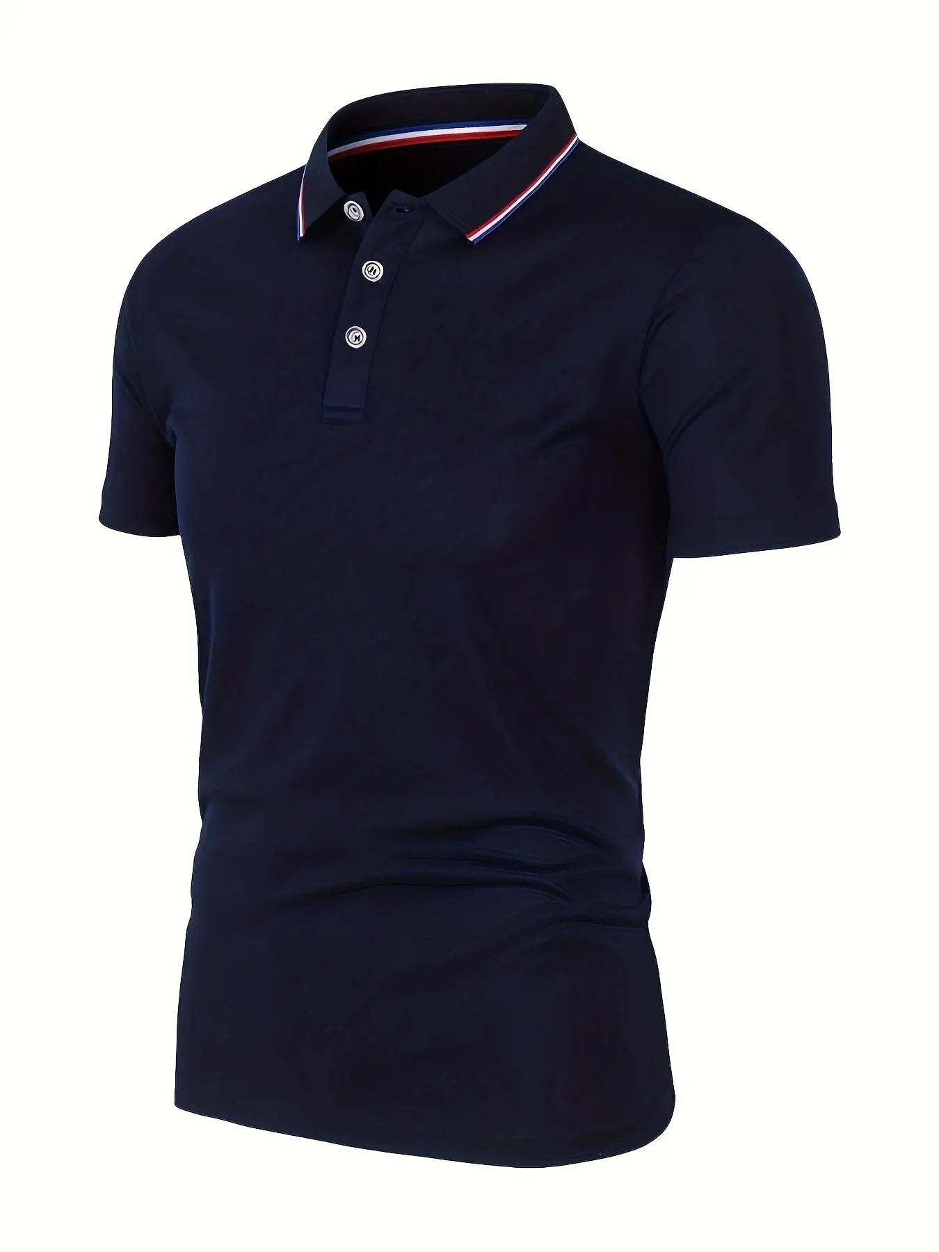 "Men’s Summer Polo Tee 2025 – Lightweight, Breathable, Solid Colors, Everyday Comfort"