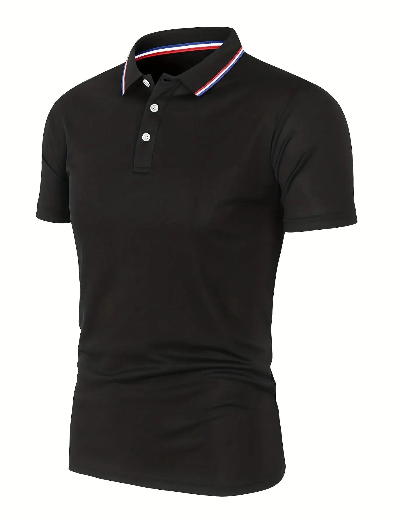 "Men’s Summer Polo Tee 2025 – Lightweight, Breathable, Solid Colors, Everyday Comfort"