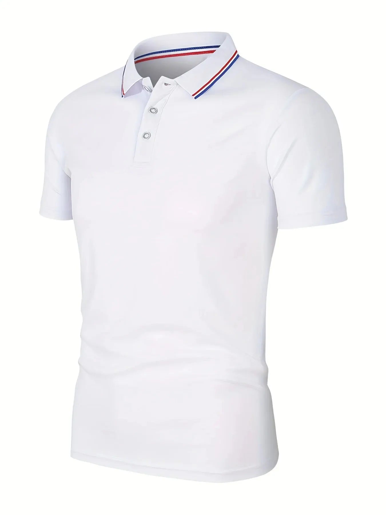 "Men’s Summer Polo Tee 2025 – Lightweight, Breathable, Solid Colors, Everyday Comfort"