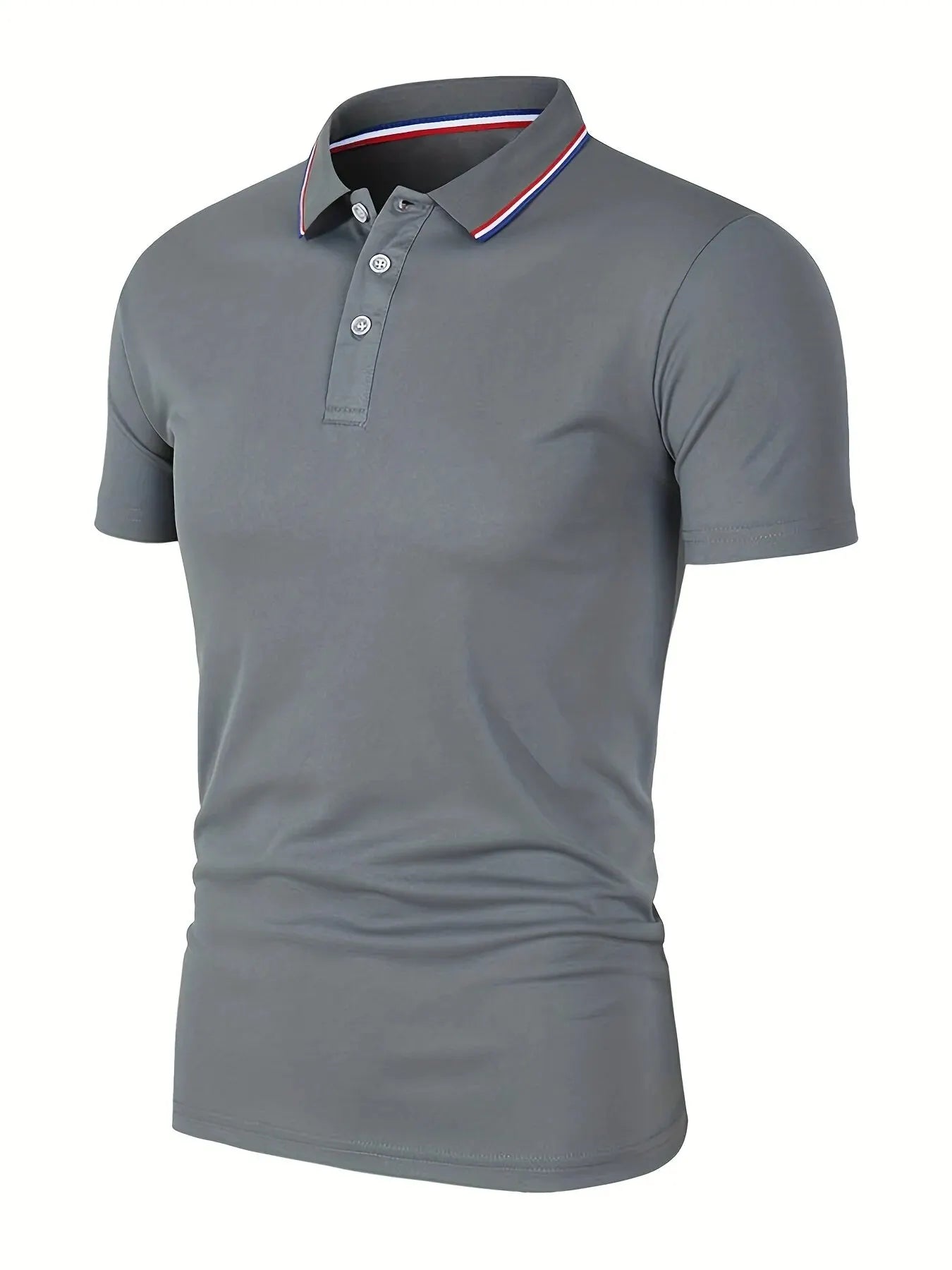 "Men’s Summer Polo Tee 2025 – Lightweight, Breathable, Solid Colors, Everyday Comfort"