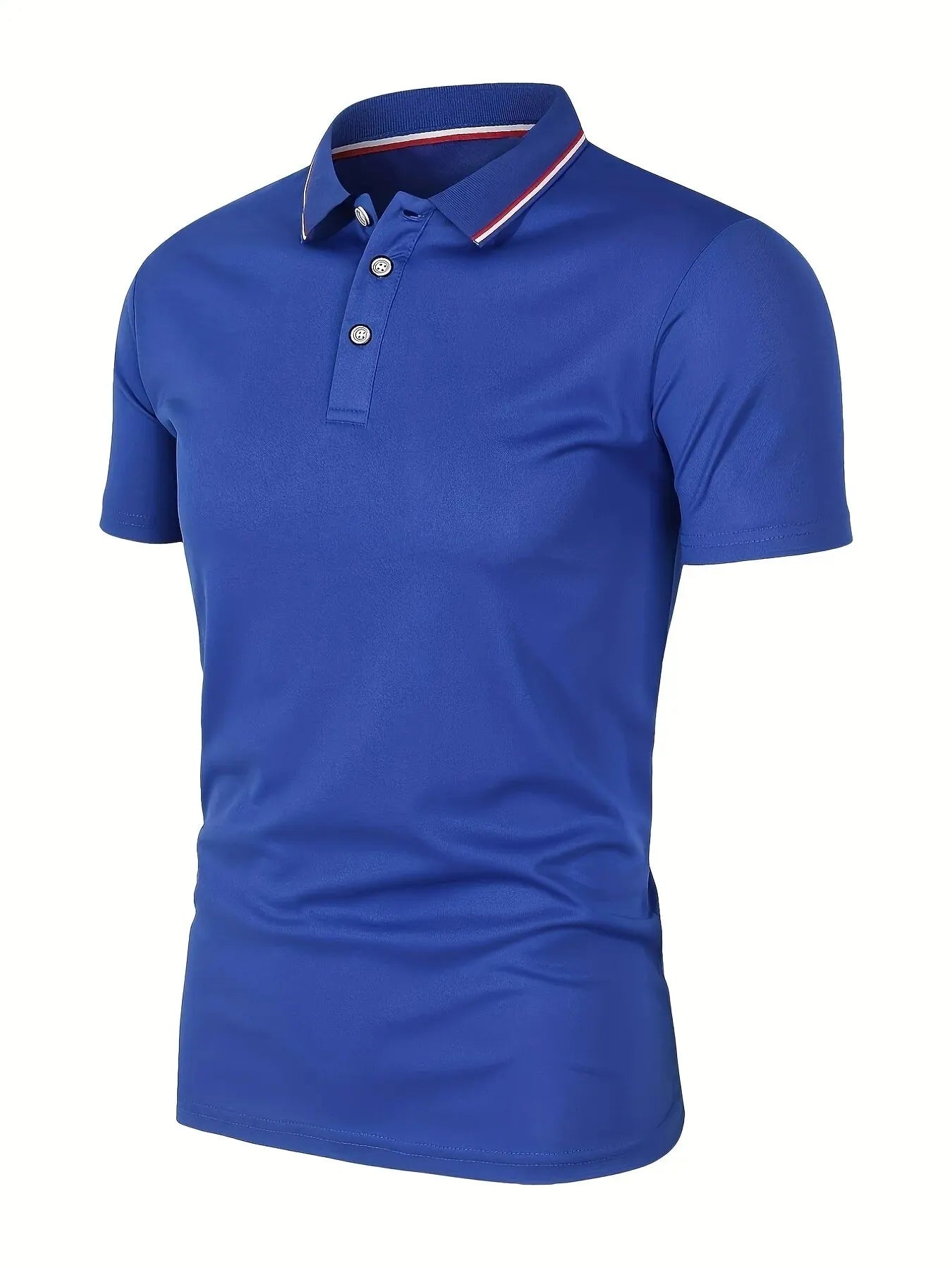 "Men’s Summer Polo Tee 2025 – Lightweight, Breathable, Solid Colors, Everyday Comfort"
